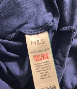 MARKS &amp; SPENCER Cozy Blue Pajama Set