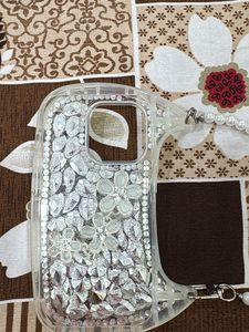 Luxury Bling Phone Case with Pearls