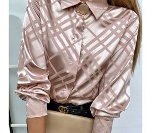 Satin Geometric Print Button-Up Shirt
