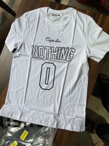 Shein White Graphic Print Tee