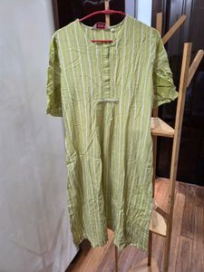 🎉Today only🎉BibA Green Striped Kurta