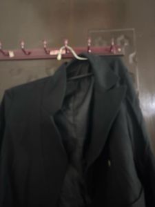 short Black blazer jacket