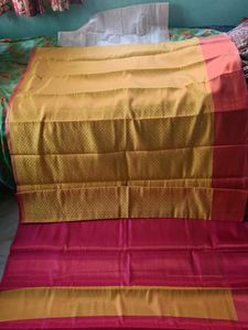 Lovely Fancy Silk Saree New With Attached Blouse