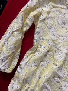 Beautiful Yellow Floral Kurta