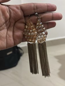 Stunning Beaded Tassel Earrings