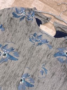 Women's XXL Top,Floral Print