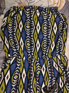 Nichii Boho Geometric Print Tube Jumpsuit