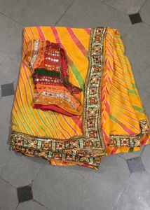 Saree With Ready To Were Blouse
