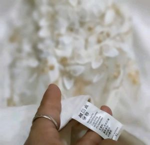 Exquisite White Floral Embroidered Bra