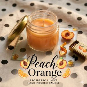 🆕 Lumo's Peach Orange Candle