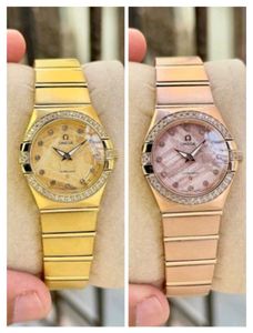 Omega Constellation Diamond Bezel Watch