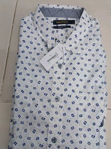 Nautica Men's Printed Button-Down Shirt