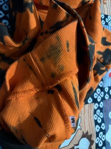 BurgerBae Tie-dye Turtleneck Top