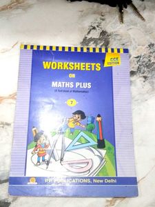 Worksheets on Maths Plus - CCE Edition