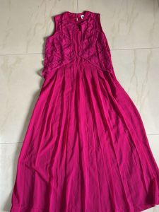 Stunning Pink Sleeveless Dress