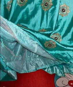 Stunning Royal Blue Embroidered Blouse