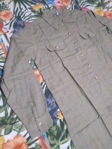 Olive Green Long Sleeve Shirt