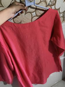 Pink Embroidered Top
