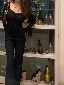 Classic navy blue Flared Pants