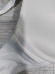 Comfortable White Padded Bra