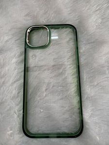 iPhone Case - Clear with Green Border