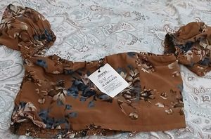 Floral Off-Shoulder Top from - M/L Size