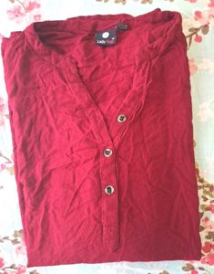 Maroon Kurta with Bell Sleeves👕❣️