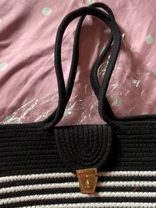 Stylish Striped Handbag made in Manipur