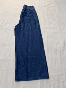 Wide Leg High Waist Denim Pants