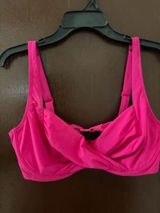 Vibrant Pink Palazzo Pants &amp; Crop Top Set