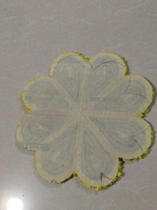 Handmade Flower mat ragoli