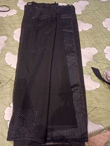 New Elegant Black Saree
