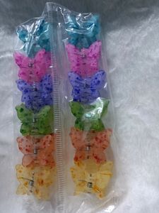 12 Peace hair clutcher Multiple Colours