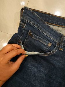 Classic Dark Wash Straight Fit Jeans
