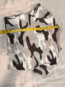 Cow Print Crop TShirt