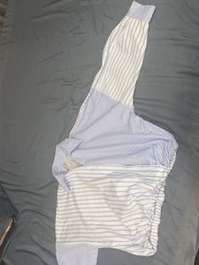 zara open front shirt