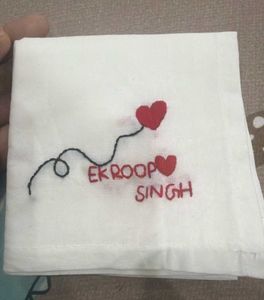 Costumize Name Embroidery Hanky
