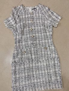 Womens Tweed Woolen Fabric Plaid Pattern  ✅