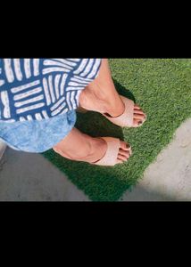 Gold Glitter Flats for women size 36