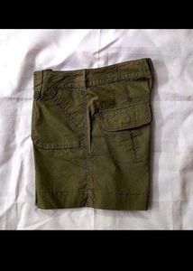 Olive Green Cargo Shorts