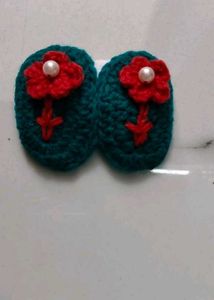 Handmade Crochet hair clips