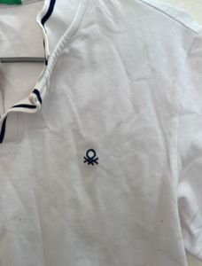White Benetton T-Shirt