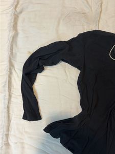 Elegant Black Sheer Top