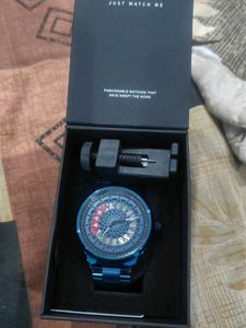 skmei Blue Metal Wristwatch