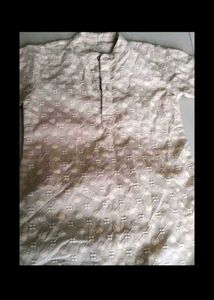 chikankari dhoti kurta set (12-18 months)