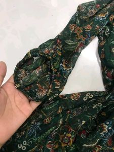 Boho Floral Print Dress