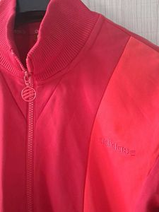 Adidas Red &amp; Orange Track Jacket
