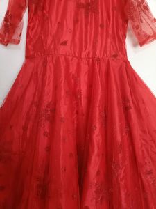 Red Colour Beautiful Gown ❤️