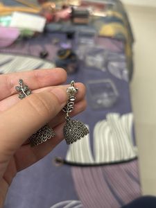 silver earring