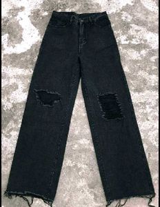 urbanic Black Wide leg Jeans